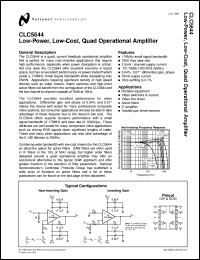 Click here to download CLC5644 Datasheet