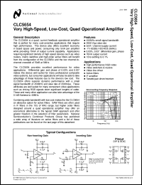 Click here to download CLC5654IN Datasheet
