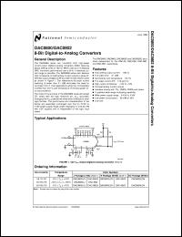 Click here to download DAC0802LCM Datasheet