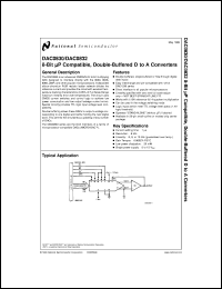 Click here to download DAC0830MWC Datasheet