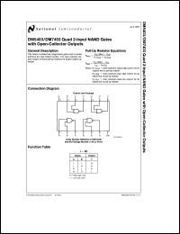 Click here to download DM5403J/883 Datasheet