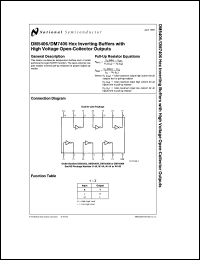Click here to download DM5406J/883 Datasheet