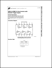Click here to download DM5414J/883 Datasheet