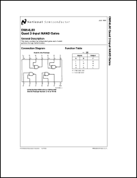 Click here to download DM54L00J/883 Datasheet