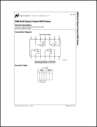 Click here to download DM54L02J/883 Datasheet