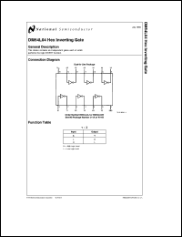 Click here to download DM54L04J/883 Datasheet
