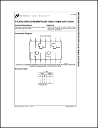 Click here to download DM54LS08 Datasheet