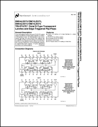 Click here to download DM54LS373J/883 Datasheet