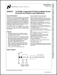 Click here to download DP83815CVNG Datasheet