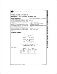 Click here to download DS8921ATM Datasheet