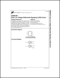 Click here to download DS90C401MDC Datasheet