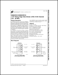 Click here to download DS90CR215MTD Datasheet