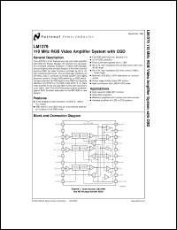 Click here to download LM1279AN Datasheet