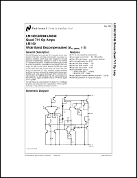 Click here to download LM148E/883 Datasheet