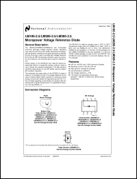 Click here to download LM185BYH-2.5 Datasheet