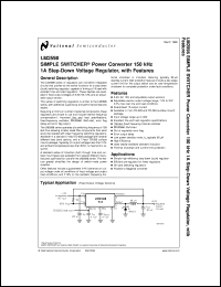 Click here to download LM2598SX-ADJ Datasheet