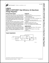 Click here to download LM2676S-5.0 Datasheet