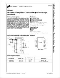 Click here to download LM2685MTC Datasheet