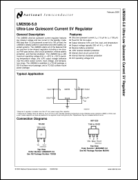 Click here to download LM2936MX-5.0 Datasheet