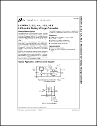 Click here to download LM3420M5-12.6 Datasheet