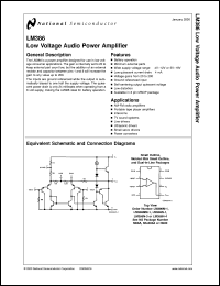 Click here to download LM386MMX-1 Datasheet