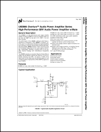 Click here to download LM3886MWC Datasheet