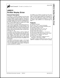 Click here to download LM3915MWC Datasheet