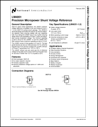 Click here to download LM4051BIM3-1.2 Datasheet