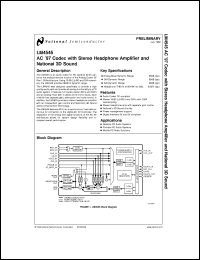 Click here to download LM4545VHX Datasheet