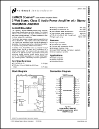 Click here to download LM4663MT Datasheet