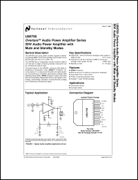 Click here to download LM4700T Datasheet