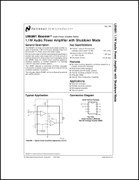 Click here to download LM4861 Datasheet