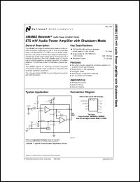 Click here to download LM4862N Datasheet