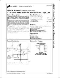 Click here to download LM4876M Datasheet