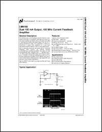 Click here to download LM6182AIN Datasheet