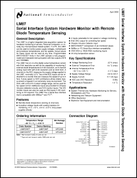 Click here to download LM87 Datasheet