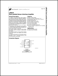 Click here to download LM9040MX Datasheet