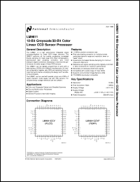 Click here to download LM9811CCV Datasheet