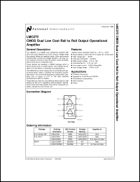 Click here to download LMC272 Datasheet