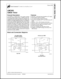 Click here to download LMC555CBPEVAL Datasheet