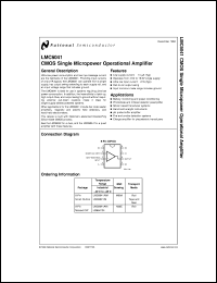 Click here to download LMC6041AIN Datasheet