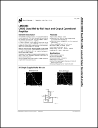 Click here to download LMC6484AIMX Datasheet