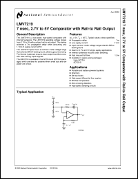 Click here to download LMV7219M5X Datasheet