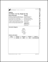 Click here to download LMV751M5X Datasheet