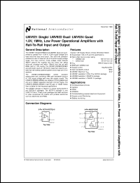 Click here to download LMV922MMX Datasheet