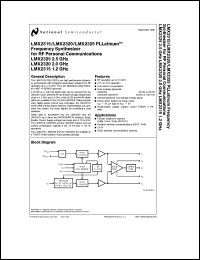 Click here to download LMX2315TM Datasheet