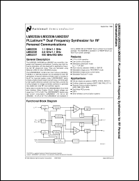 Click here to download LMX2335TM Datasheet