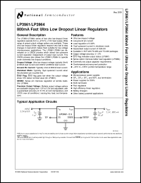Click here to download LP3961ESX-2.5 Datasheet