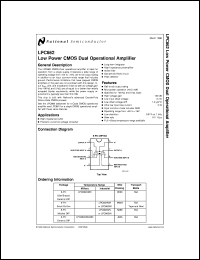 Click here to download LPC662MWC Datasheet
