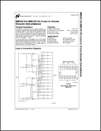 Click here to download MM54C154J-MIL Datasheet